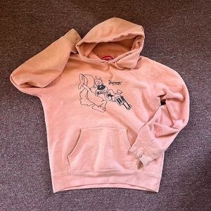 Supreme Pink Graphic Hoodie